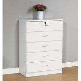 5 Drawer Chest With Locking Top Drawer