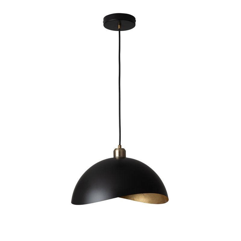 Luna Bella Pendant Light Large - Matte Black, Weathered Brass, Large