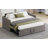 Velvet Daybed with Extended Pop Up Trundle-1126601966