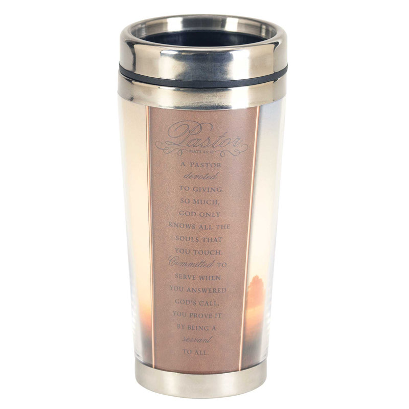 Dicksons Inc 16oz. Double Wall Insulated Stainless Steel Travel Mug