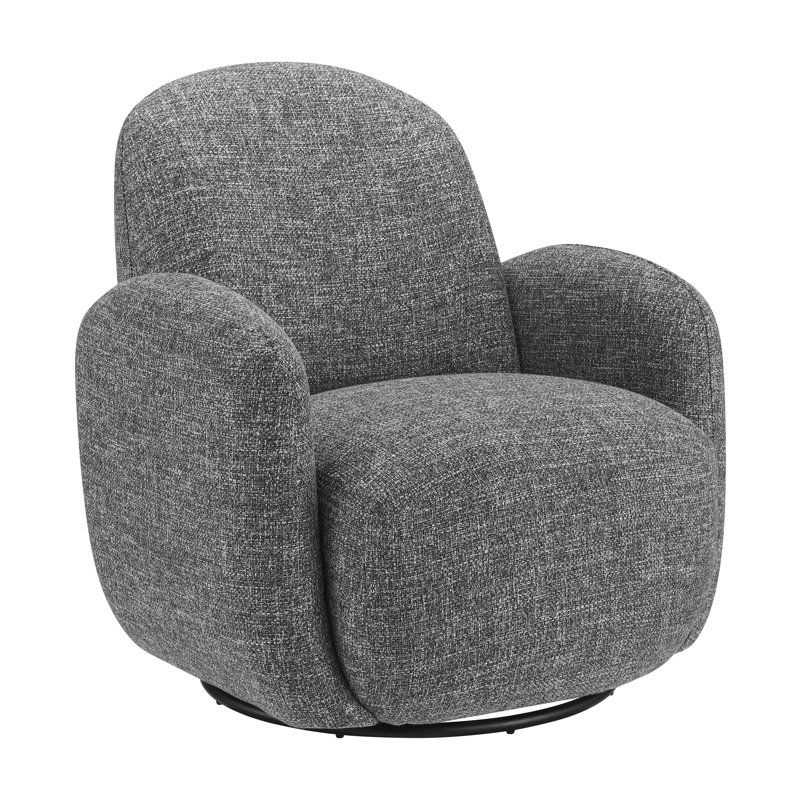 Méridienne pivotante Lotta, Tissu gris