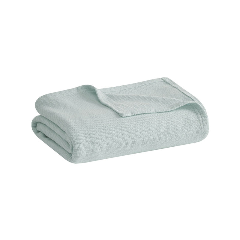 Couverture en coton Gracie Mills Brock Classic, Double/grand, Bleu marine