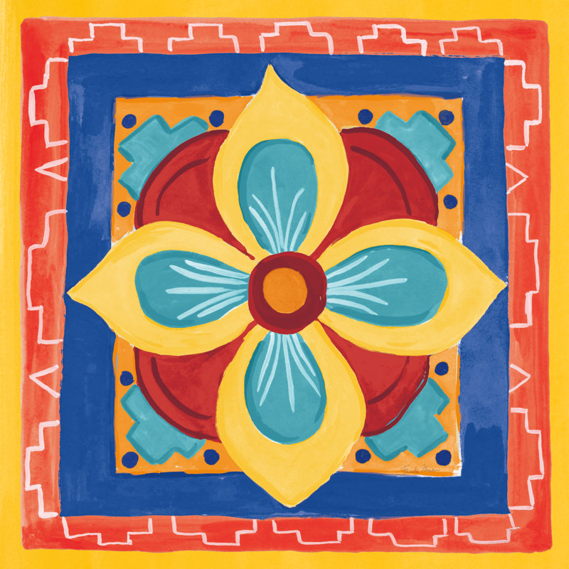 «Manyo Caliente VI Bright» par Farida Zaman - reproduction, H 36 po x l 36 po