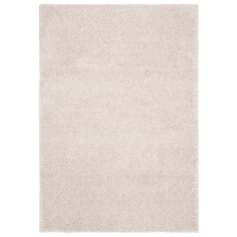 Peake Solid Colour Area Rug, Rectangle 183 x 274 cm, Beige