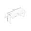 Console en bois avec 2 grands tiroirs-1604769089
