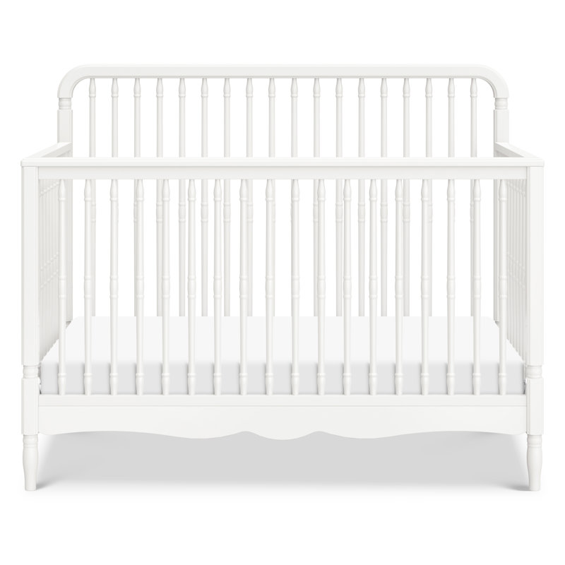 Liberty 4-in-1 Convertible Spindle Crib, Warm White