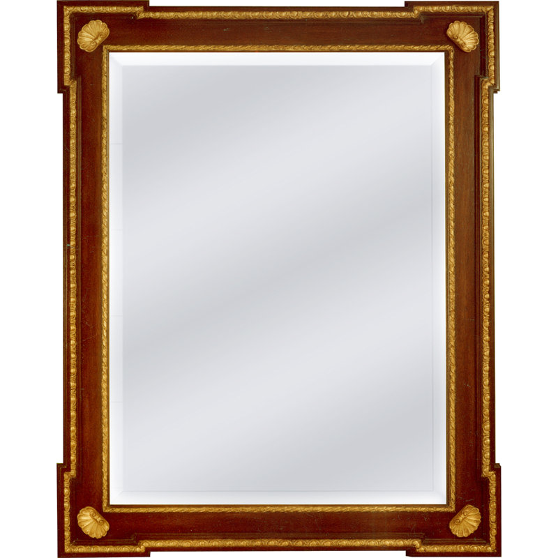The Crestwood Flat Beveled Wall Mirror, 49" x 39"