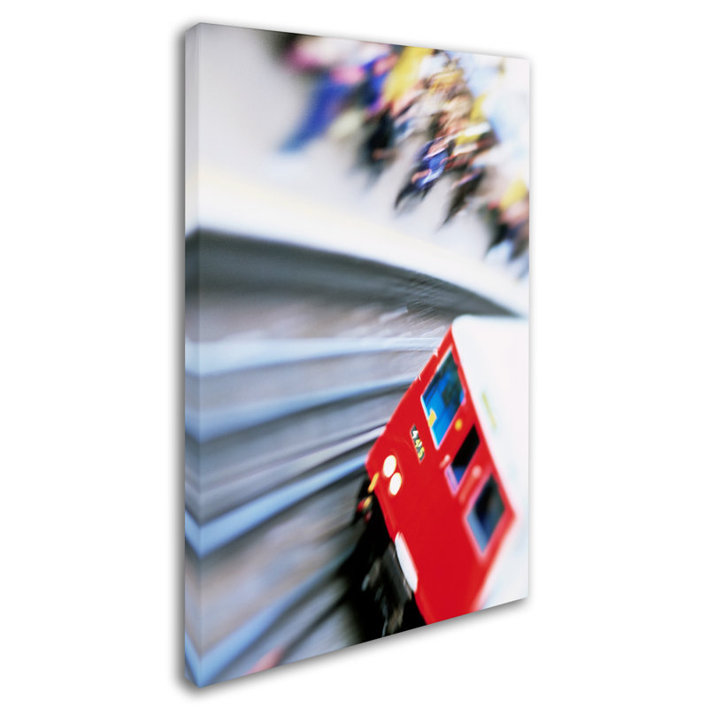 Ann «Train», reproduction d'impression sur toile tendue, H 47 po x l 30 po