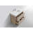 Parsonage 39.5 " W Freestanding Standard Free Standing Single Double Single Vanity Bathroom Vanity With Acrylic Top
