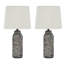 Ensemble de lampes de table noires 24,75 "Bigelow