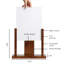 Porte-menu contemporain avec poche en acrylique U-60889746-60889747