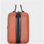 Valise légère 4 pièces en ABS, boîte de maquillage de 14 pouces, roues d'avions (14/20/24/28) orange foncé
