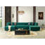 Ariana Velvet Double Chaise Sectional-486189840