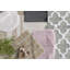 Tapis de salle de bain en coton 24 po x 60 po avec motif de treillis et base antidérapante Freida - lavable à la machine-900766716