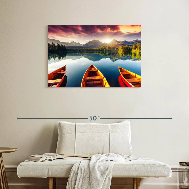 Alvord High Tatra Mountain Lake, 24" H x 36" W