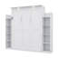Lit escamotable double avec tablettes et éclairage DEL-2128940680