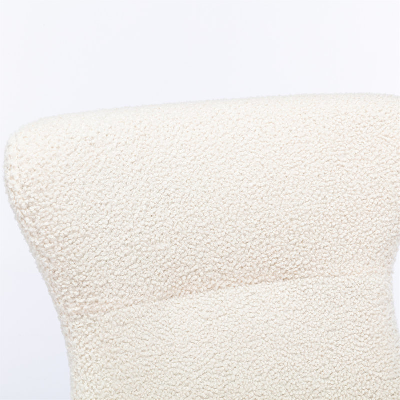 Fauteuil à bascule rembourré 93 po H 93 po, fauteuil d'appoint moderne, siège et dossier moelleux et confortable, pour la chambre à coucher et le salon