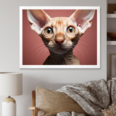«Peterful Playfulness Cat Portait», reproduction d'art sur toile
