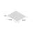 Metro Penny Glossy White 9-3/4" x 11-1/2" Porcelain Mosaic Floor and Wall Tile