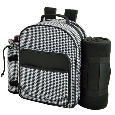 Sac à dos de pique-nique isolé pied-de-poule