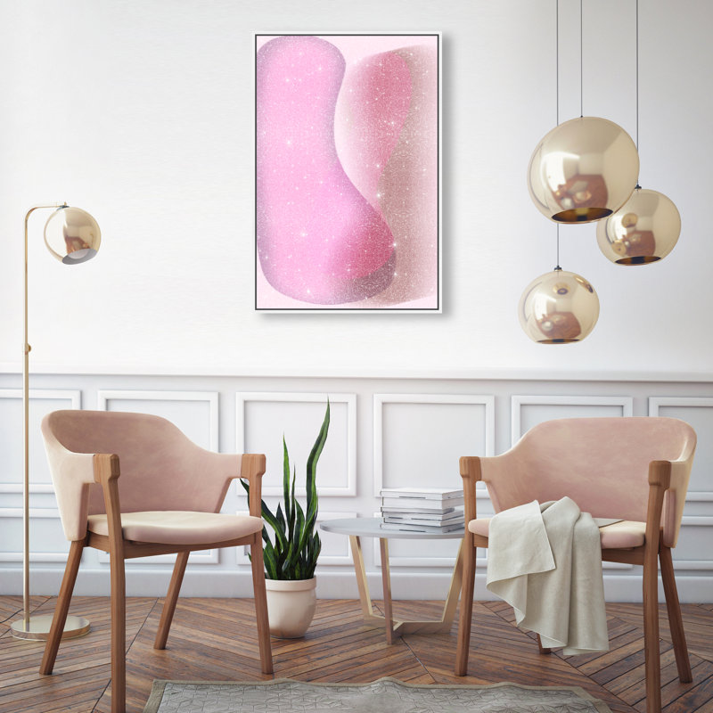 Dancing Lovers Print by Oliver Gal, 46"H x 31"W, White Floater Frame