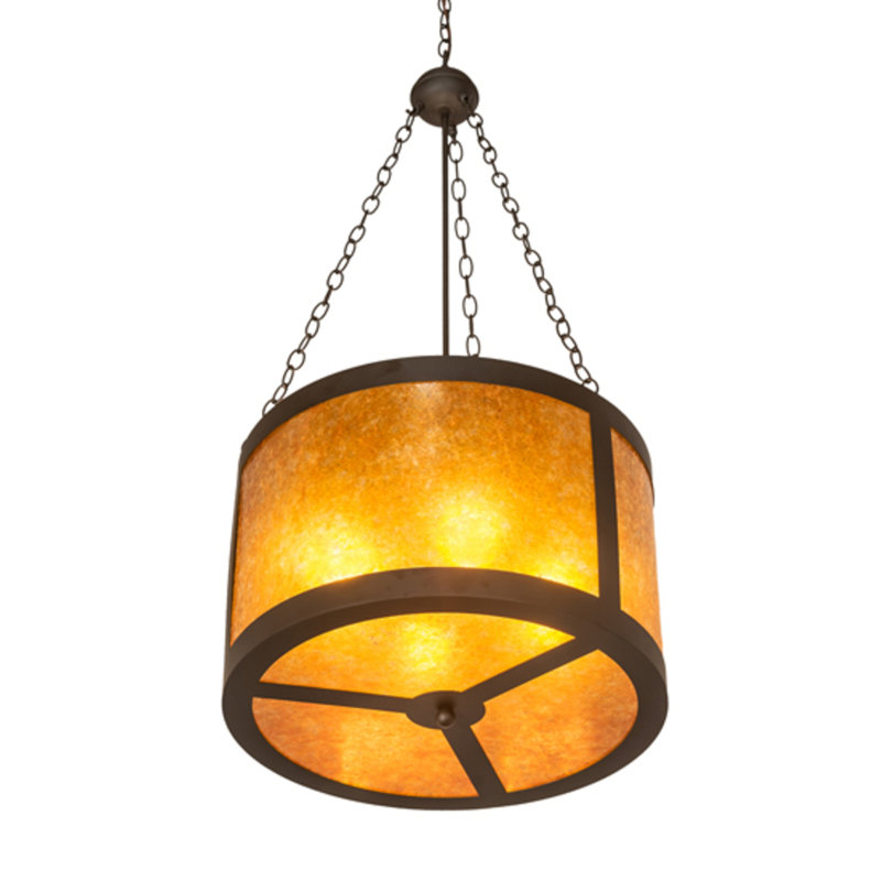 Smythe Craftsman 4 - Light Drum Chandelier