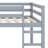 Wood Loft Bed With Ladder-1852317440
