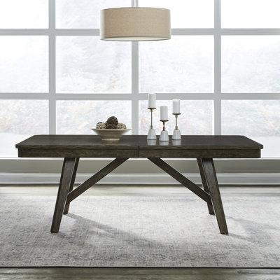  Gertraute Trestle Table w/ 20 Inch Self Storing Leaf