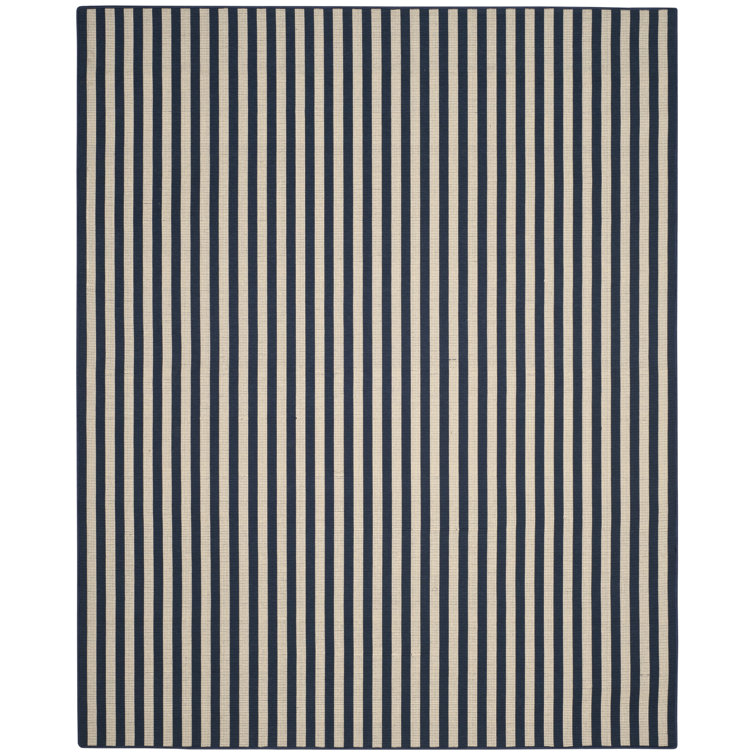 Tapis ivoire / bleu marine Petterson