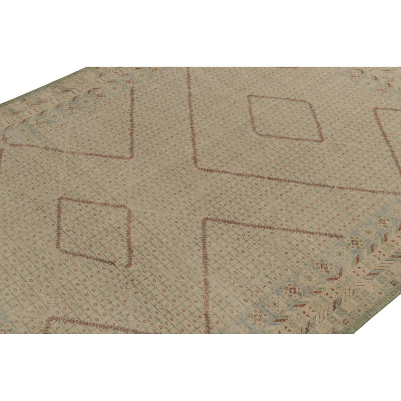 Distressed Homage Handmade Kilim Wool Animal Print Area Rug, Rectangle 10' x 14'