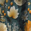 Mod Floral Nostalgia III - Rideau Mid-Century - Rideau occultant géométrique - 1 panneau-107539610