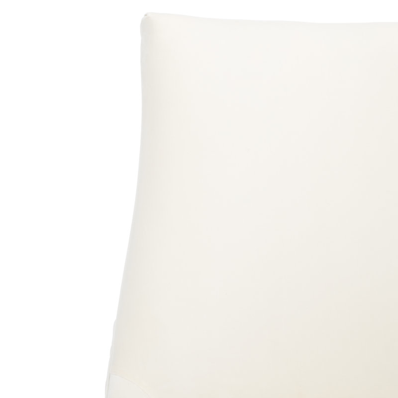 Chaise d'appoint rembourrée Rales, Crème