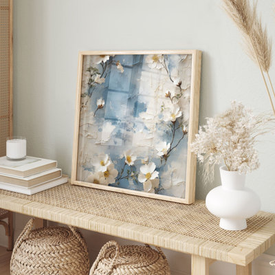 «Floral Flowers and Paint», reproduction d'art asiatique non encadrée