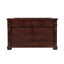 Commode 9 tiroirs Lyndon G09400-D, cerise