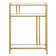 Cortland Glass Top Console Table