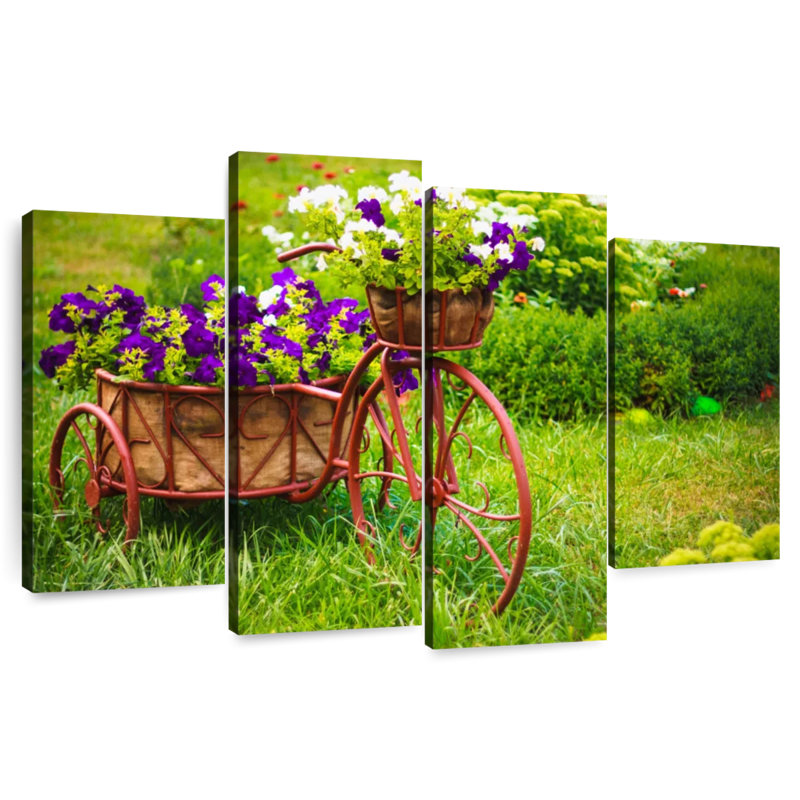 Harnek, bicyclette et fleurs