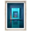 Cerulean Corridor I Framed Graphic Art-305202044-496782097