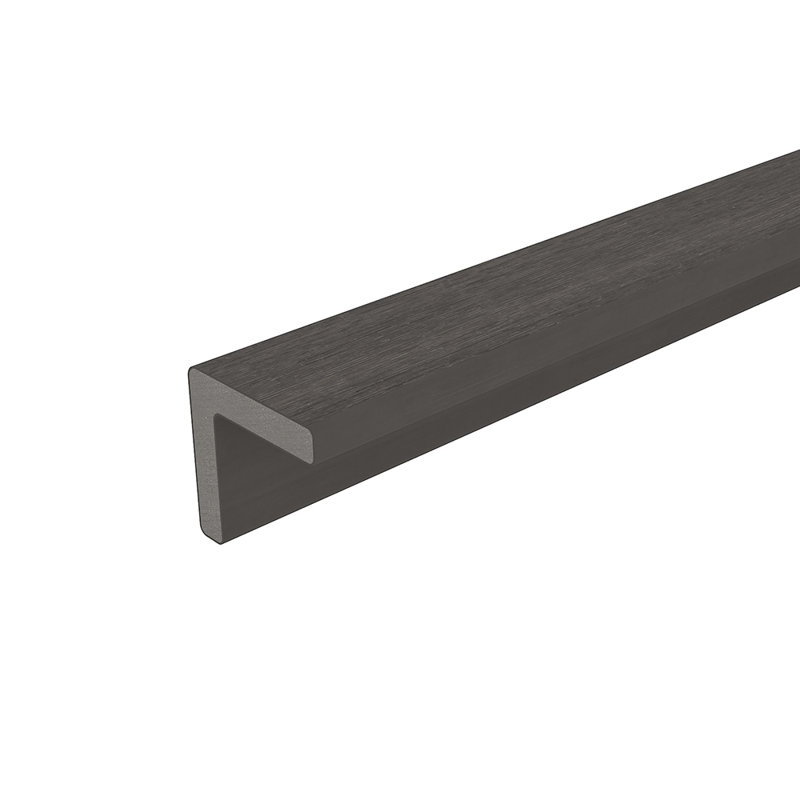 Revêtement en composite tout usage l 1,57 po x L 96 po gris argentin, Gris argenté argentin