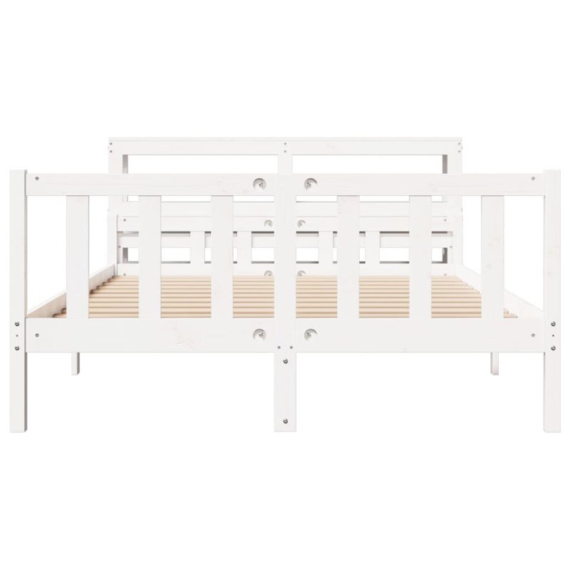 Cowell Bed, White, 150 x 200cm
