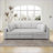 Sectional Sofa 106.3'' Modern U-Shaped with Storage Hydraulic Lift for Living Room Bedroom | Light Gray