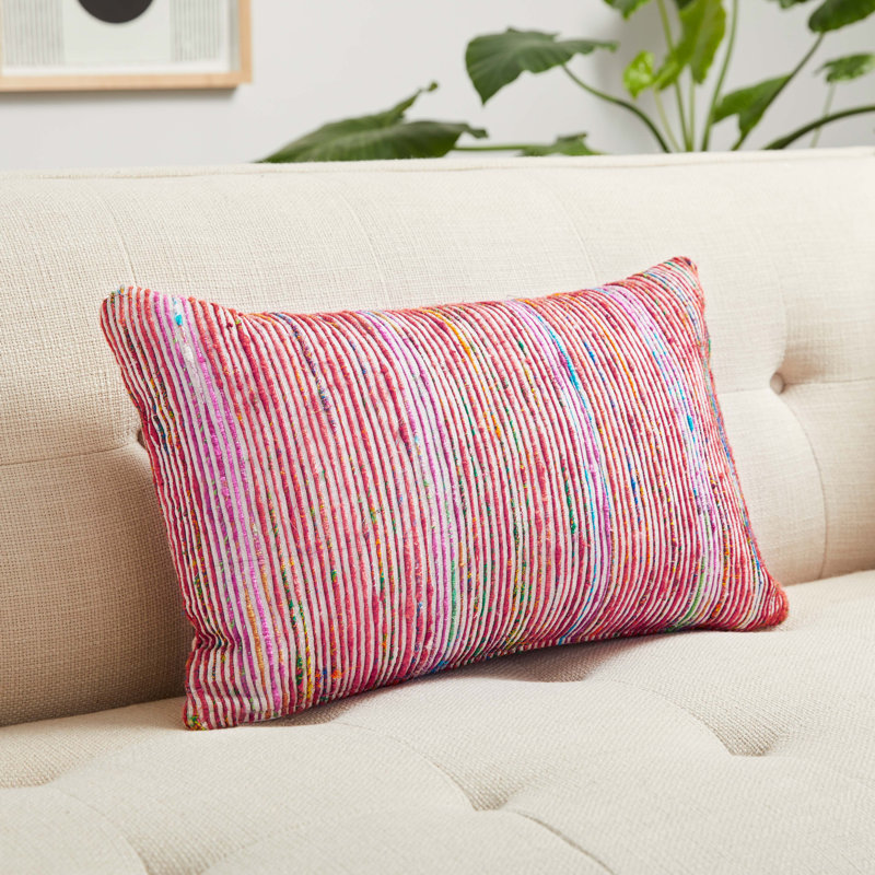 Housse de coussin rayée 13 po , Housse de coussin seulement - sans coussin