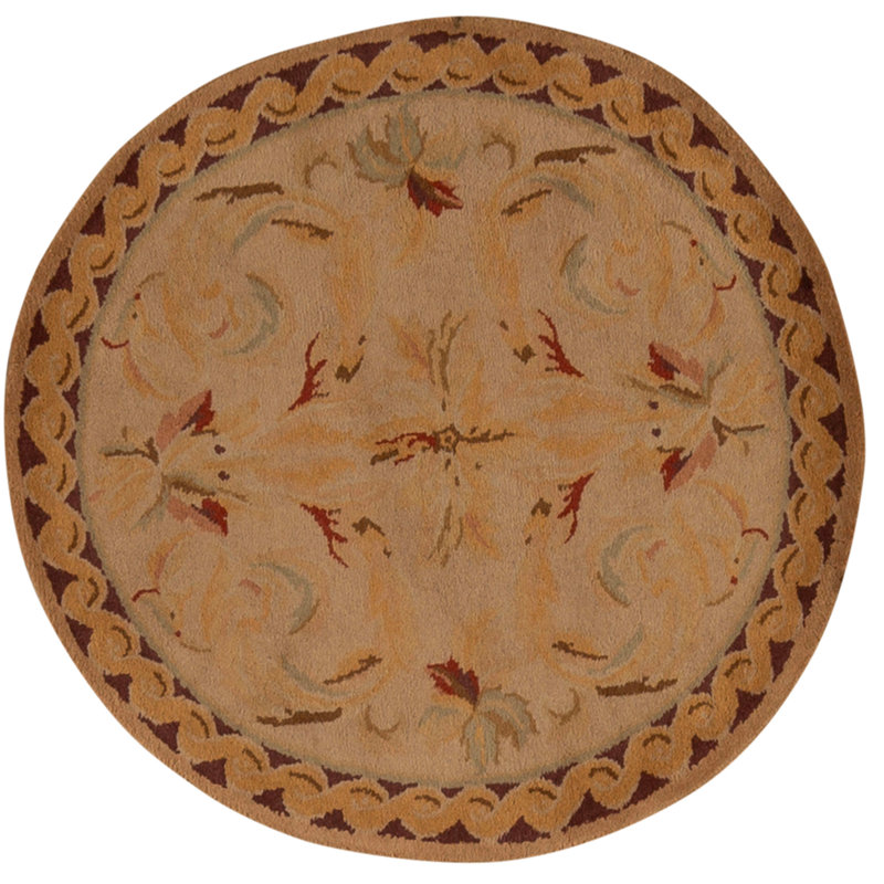 High-Quality Hand-Knotted Cream And Multi Area Rug