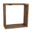 Okeden Square Teak Solid Wood Floating Shelf