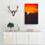 Goats upon the Mountain in Abstract - Wrapped Canvas-55315287