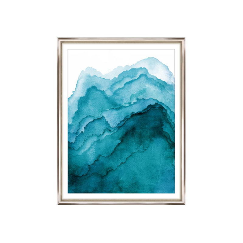 Gradually Print by Michelle Bennett, Glass Coat, 31" H x 24" W x 1.5" D