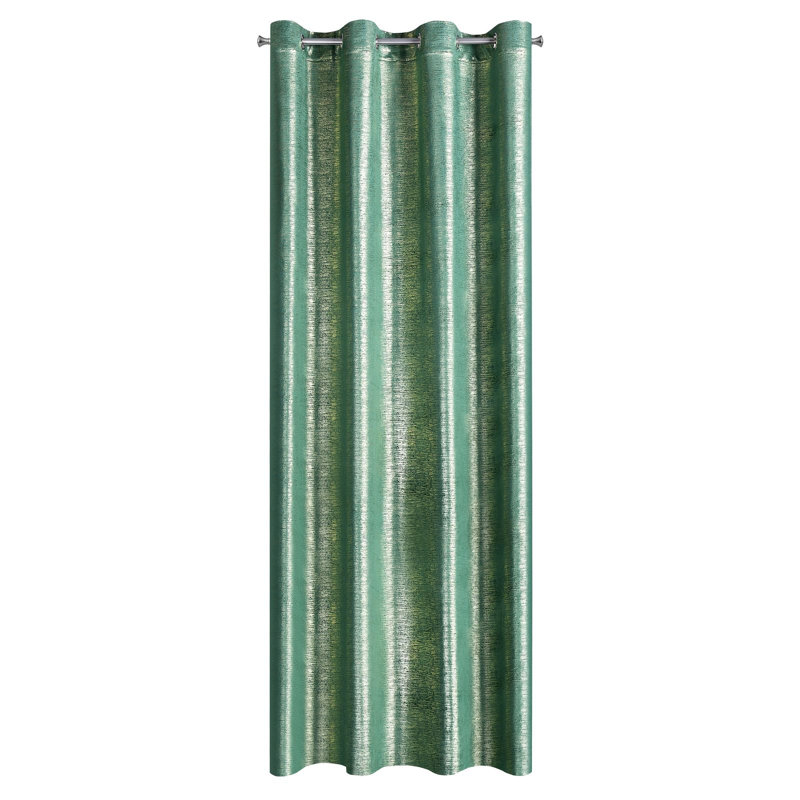 Addine Blackout Curtains Single Panel, Dark Green