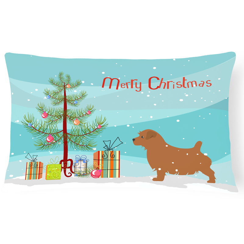 Coussin lombaire intérieur/extérieur tree Norfolk Terrier
