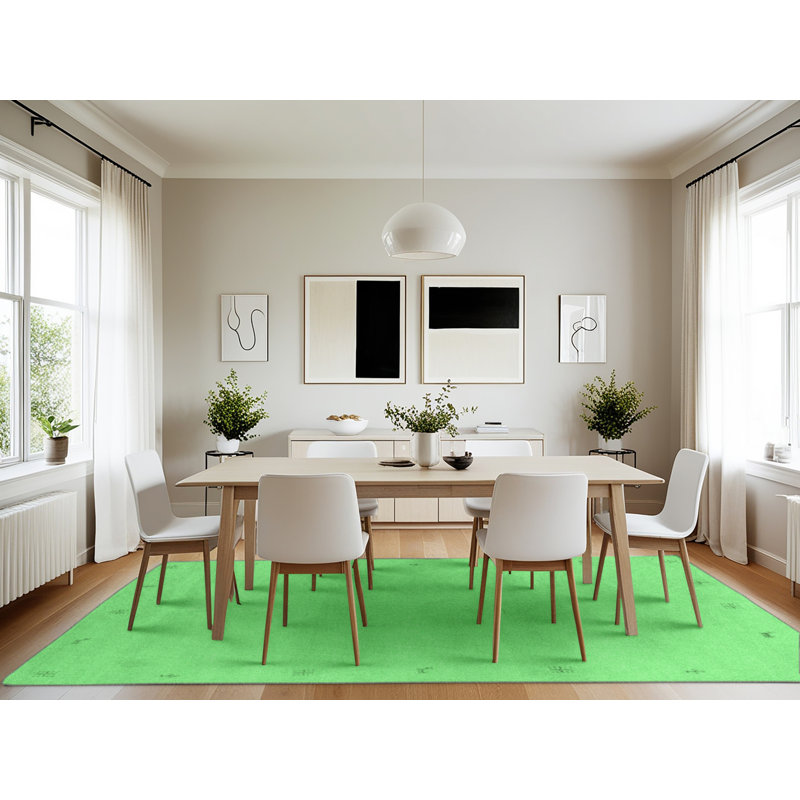 Washable Abstract Indoor Rug, Rectangle 7' x 10'