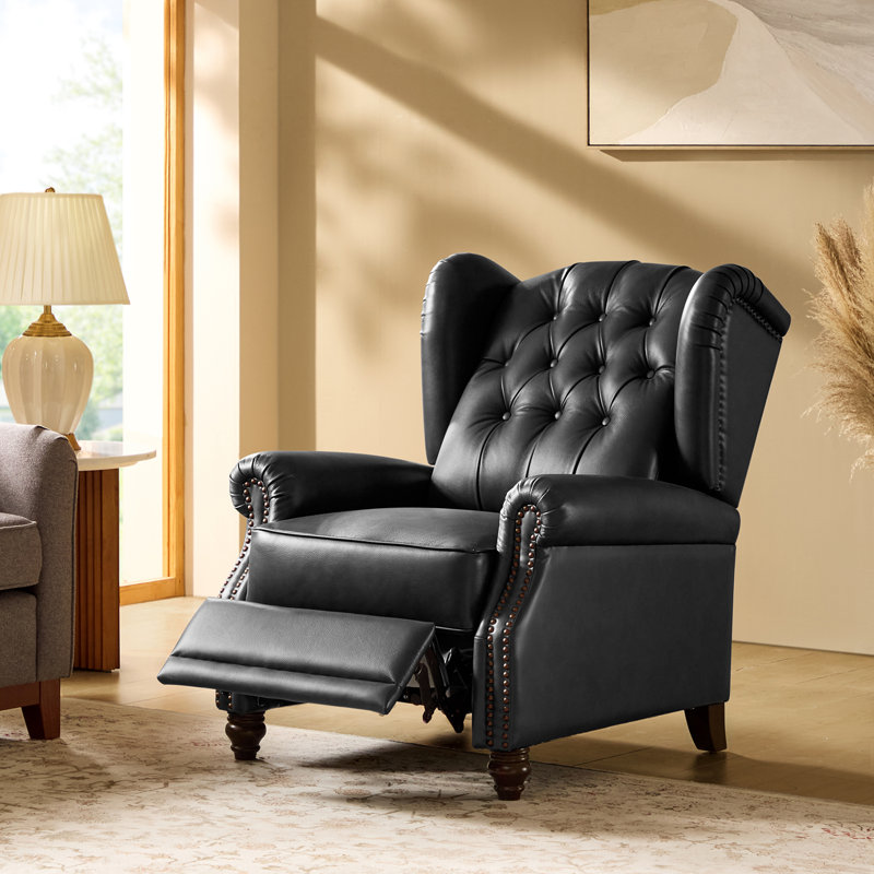 Fauteuil inclinable électrique à oreilles 32,5 po Cherri, Brun