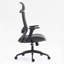 Chaise ergonomique moderne avec support lombaire dynamique et filet respirant